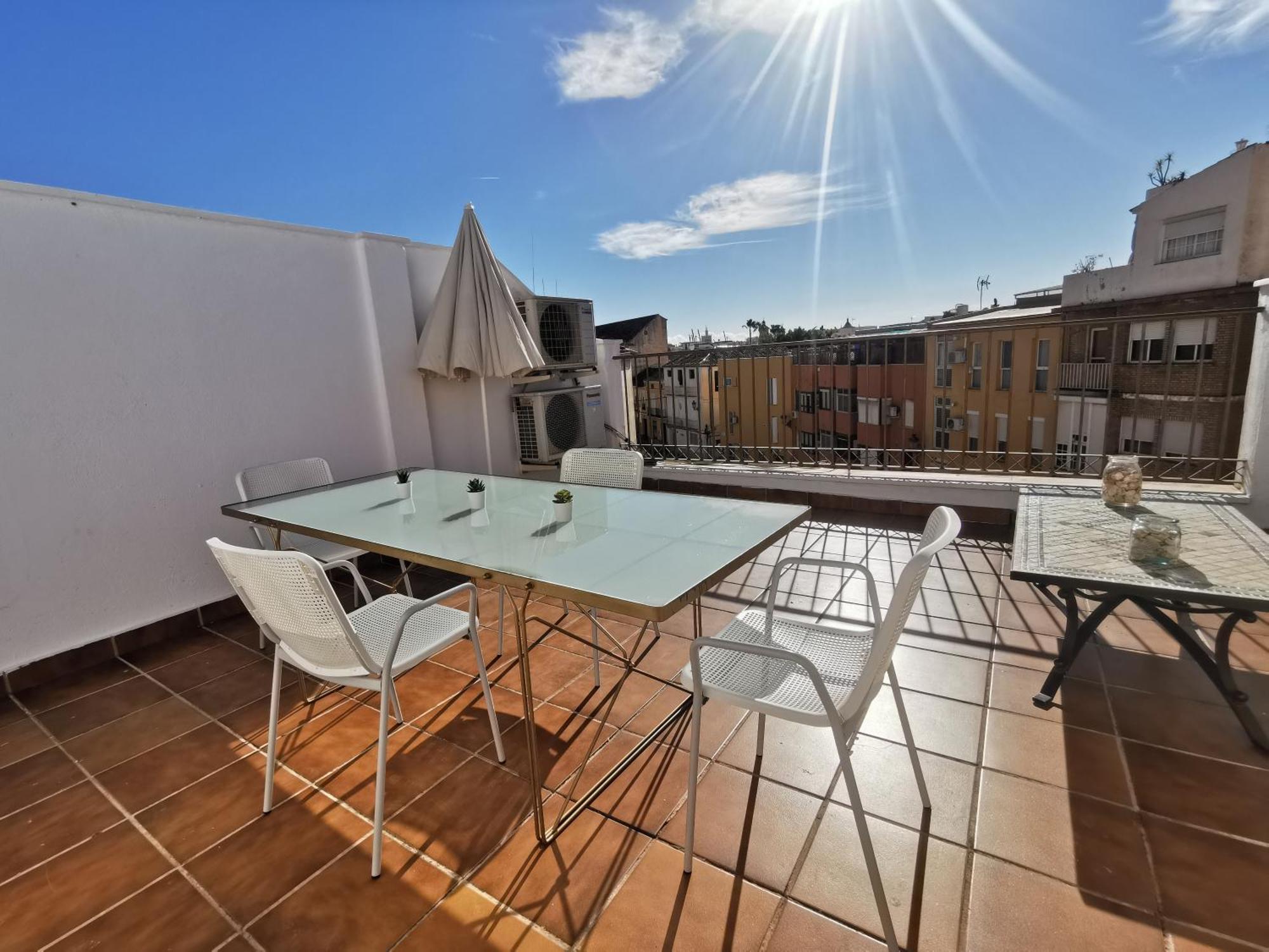 Апартаменты Atico Con Vistas Centro Historico / Terraza 40 M Малага Экстерьер фото